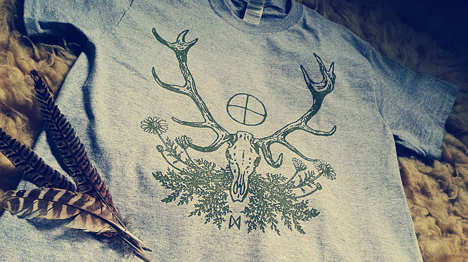 Shirt design 'Antlers'